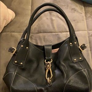 Black Dooney & Bourke Leather Shoulder Purse